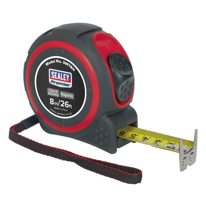 Sealey Heavy-Duty Tape Measure 8m(26ft) SMT8H Sealey  - Dynamic Drive