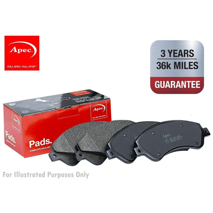 Apec Brake Pads Rear Fits Alfa Romeo Giulia