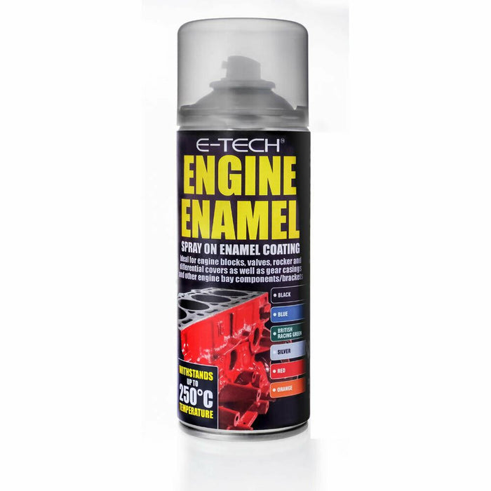 E-Tech Blue Engine Enamel Spray On 400ml Heat Resistant High Temp Paint