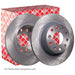 Pair of Blue Print Front Solid Brake Discs for Nissan Micra  40206-21B01 Blue Print  - Dynamic Drive