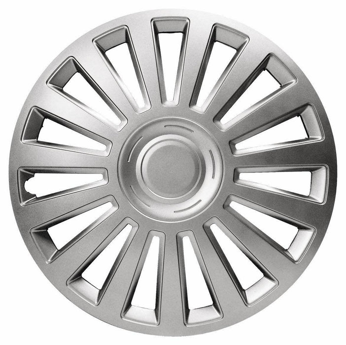 14" Lux Multi-Spoke Wheel Trims Hub Caps Covers Protectors Set of 4 ABS Plastic UKB4C  - Dynamic Drive