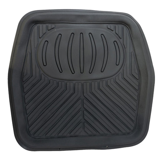 Heavy Duty Rubber Floor Mats Tray Type Black for Toyota Prius Avensis Aygo Yaris UKB4C  - Dynamic Drive