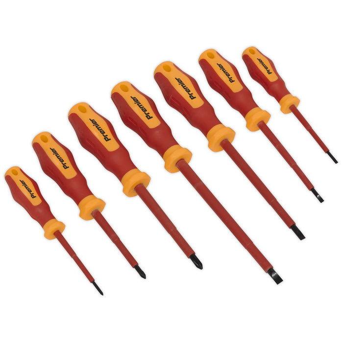 Sealey Screwdriver Set 7pc VDE Approved AK6125 Sealey  - Dynamic Drive