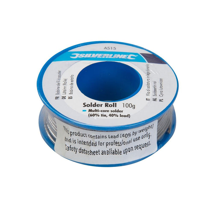 Silverline Solder Roll 100g