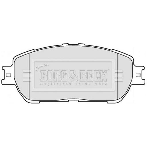 Genuine Borg & Beck Front Brake Pads fits Lexus ES BBP2121 Borg & Beck  - Dynamic Drive