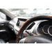 Car Steering Wheel Cover Black & Wood Look Effect fits Land Rover Freelander UKB4C  - Dynamic Drive