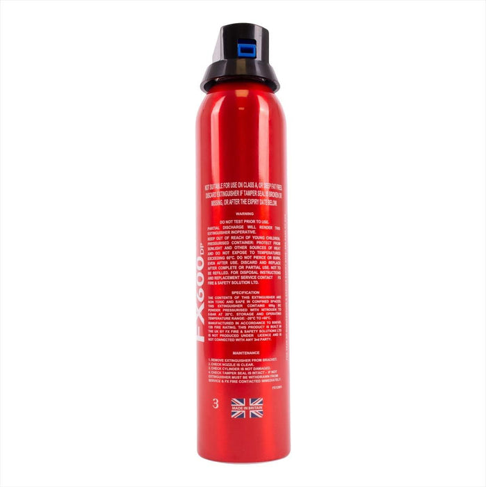 2 x 600G Gram Bc Powder Fire Extinguisher Car Home Caravan Van Portable Compact UKB4C  - Dynamic Drive