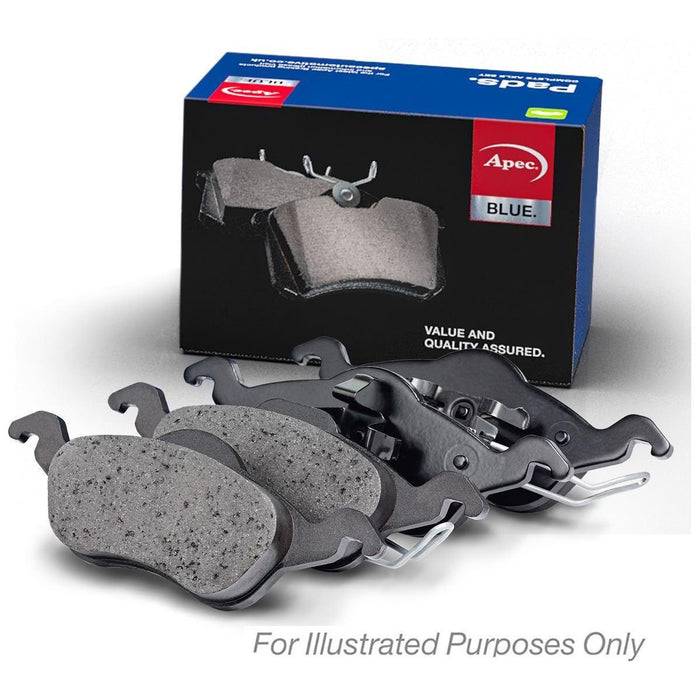 Apec Brake Pads Front Fits Iveco Eurocargo 65 E 14 Tector06/09 -;Iveco