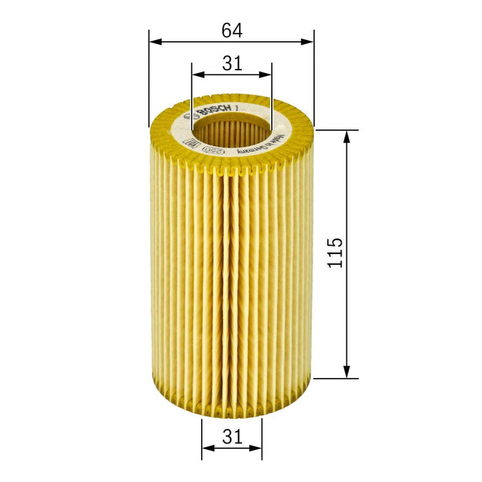 Bosch Car Oil Filter P9119 fits Land Rover Freelander TD4 - 2.0 - 00-06 14574291