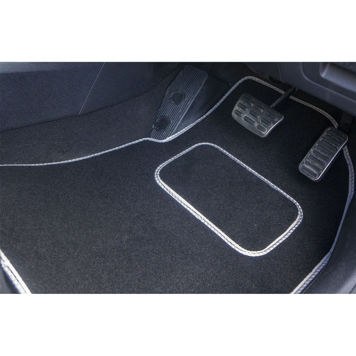 Tailored White Trim Carpet Mats Honda Civic 06-08 3&5 Door + Clips 06 07 08 UKB4C  - Dynamic Drive