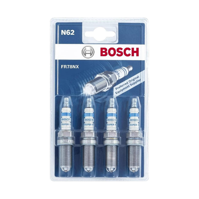 Genuine Bosch Spark Plug Fr78Nx (Pack Of 4) 0242232815