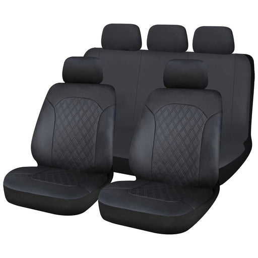 UKB4C Leatherette Full Set Front & Rear Car Seat Covers for Honda Insight Cvt UKB4C  - Dynamic Drive