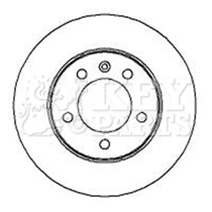 Genuine Key Parts KBD4296 Brake Disc Pair (Rear)