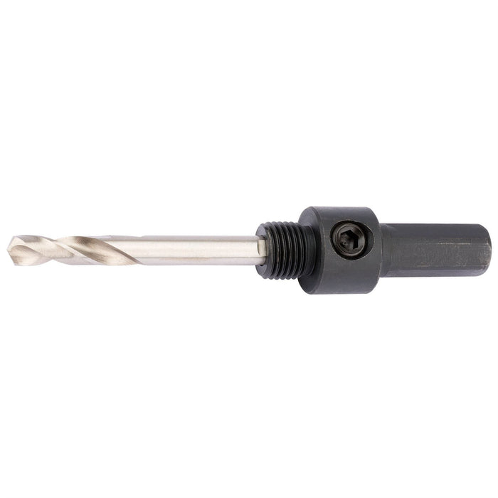 Draper Hex. Shank Holesaw Arbor with HSS Pilot Drill for 14 - 30mm Holesaws, 7/1