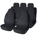 Black Waterproof Front & Rear Car Seat Covers for Ford Focus St All Years UKB4C  - Dynamic Drive