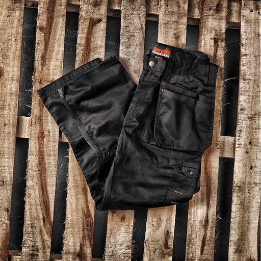 Scruffs Worker Plus Trousers Black 33R Scruffs  - Dynamic Drive