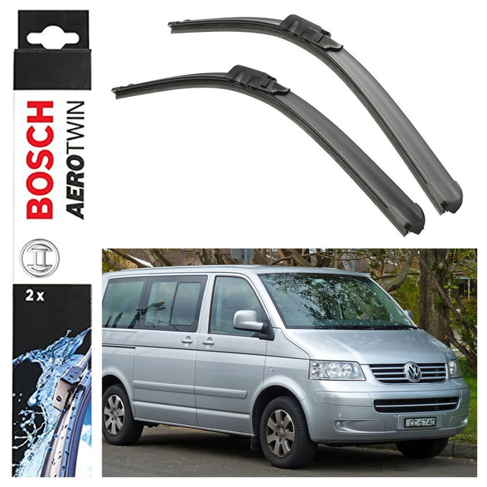 Bosch Aerotwin Front Wiper Blades Set fits VW Caravelle T5 02.03-11.09 A939S