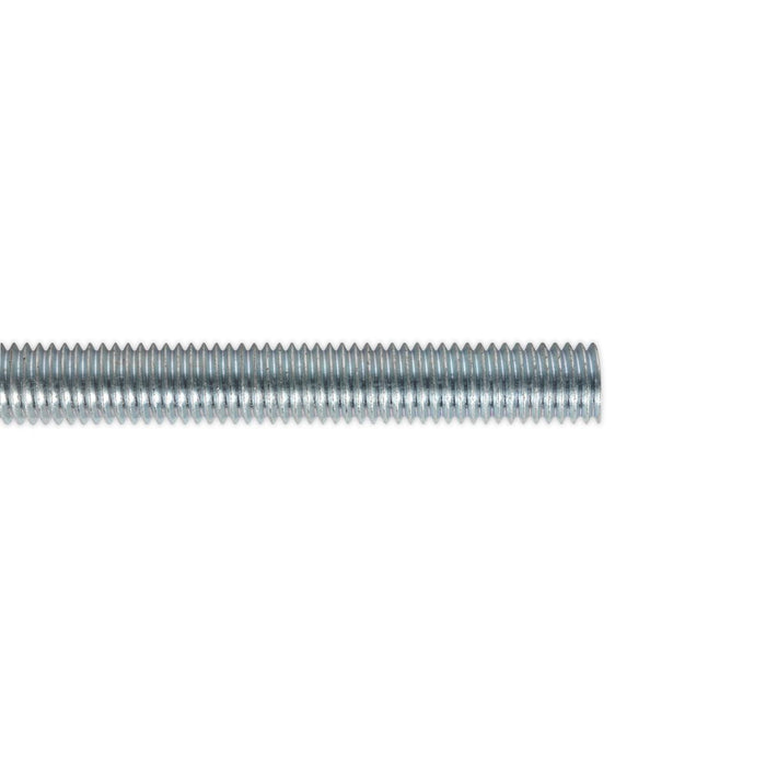 Sealey Studding M6 x 1m Zinc Pack of 5 STUD6 Sealey  - Dynamic Drive