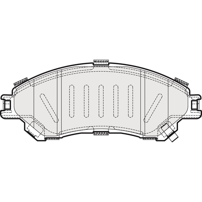 Genuine APEC Front Brake Discs & Pads Set Vented for Suzuki SX4 S-Cross