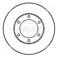 Genuine Borg & Beck Brake Disc Pair fits FX4 Taxi front vented 91 BBD5029 Borg & Beck  - Dynamic Drive