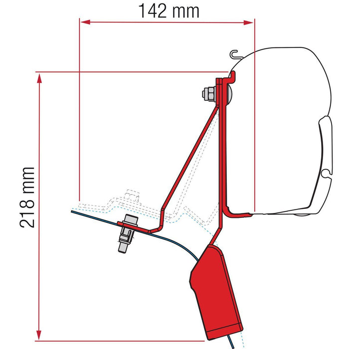 Fiamma Kit Ford Custom Nugget: Enhance Your Camper's Awning System