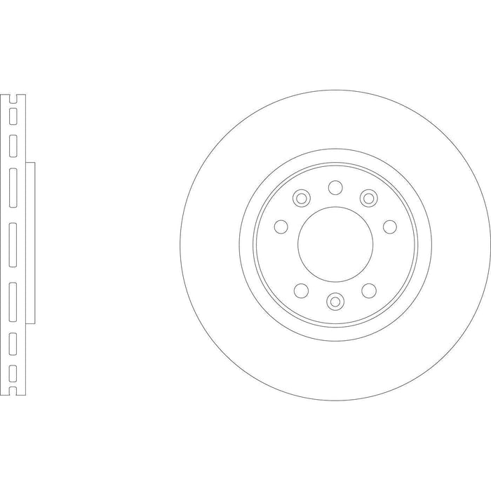 Apec Brake Disc Rear Fits Citroen Dispatch Spacetourer Peugeot Expert Traveller