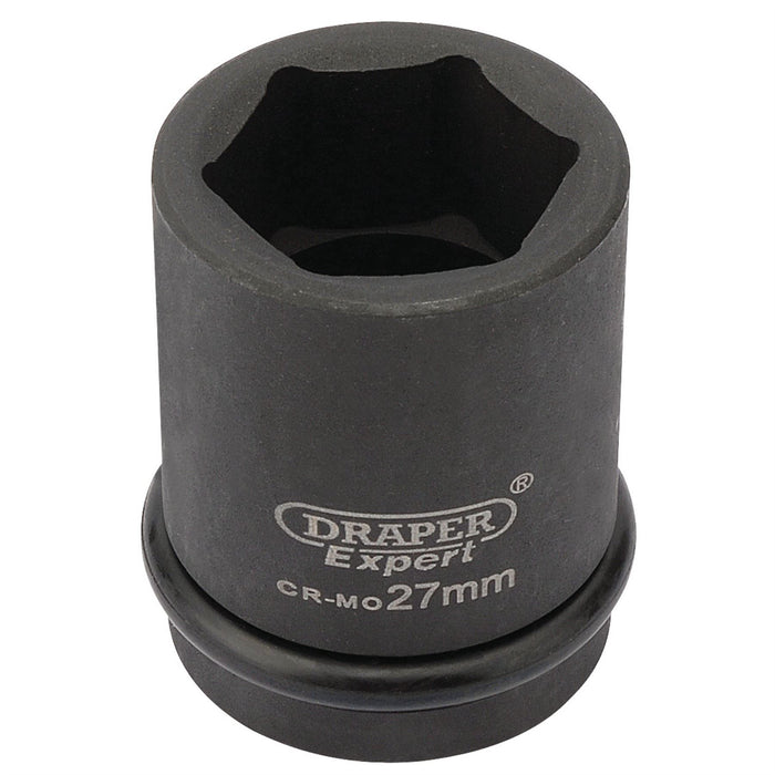 Draper HI-TORQ 6 Point Impact Socket, 3/4" Sq. Dr., 27mm 28719