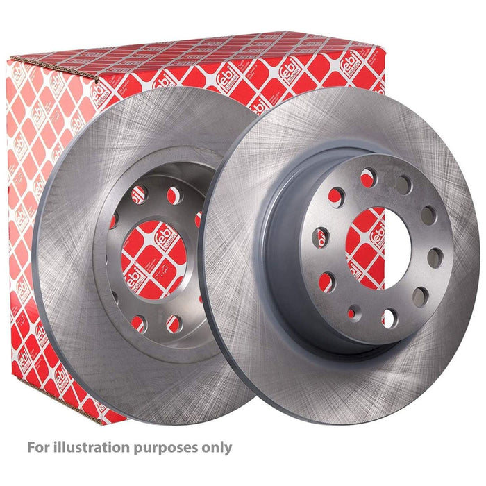 Pair of Blue Print Rear Solid Brake Discs for Citroen Dispatch  Fiat Scudo  Peug