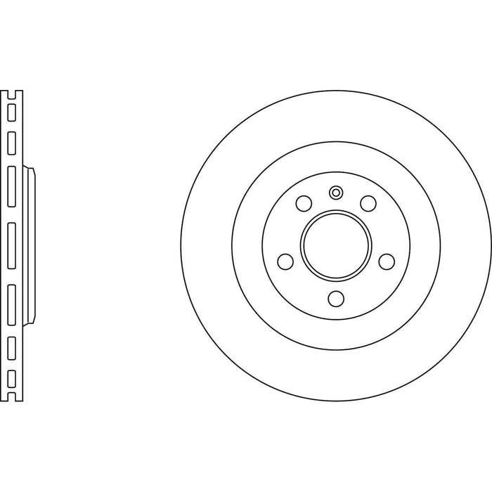 Apec Brake Disc Rear Fits Audi A4 A5 A6 A7 A8 Q5 S4 S5 Sq5 Porsche Macan VW Toua