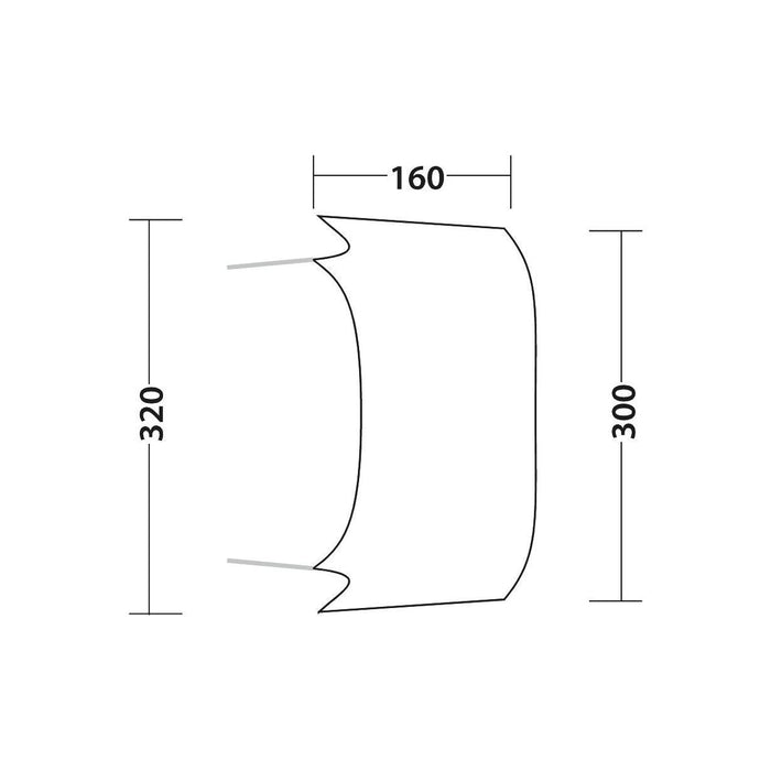 Outwell Lounge Tent Lounge Connector Medium Outwell  - Dynamic Drive