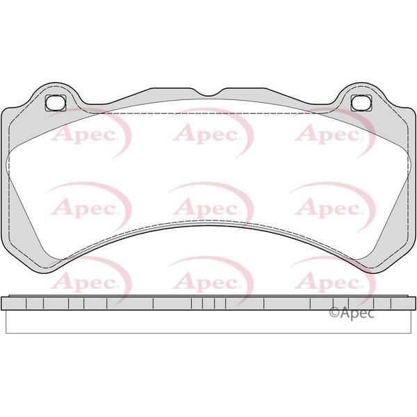 APEC Brake Pads (Front) (R90) PAD2377 fits Volvo S60 S60