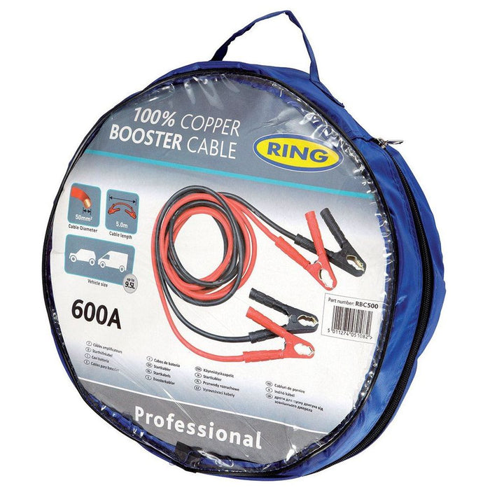 Ring RBC500A Battery Cable 50 mm Square, 5 Meters, 600 Ah