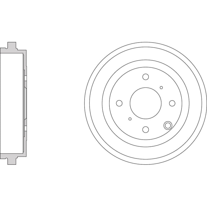 Apec Brake Drum Rear Fits Nissan Nv200