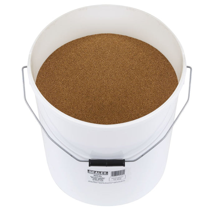 Sealey Walnut Shell Blast Media - Size 16/30 - 12.5kg Tub WS12.5KG Sealey  - Dynamic Drive