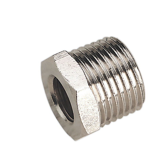 Sealey Adaptor 1/2"BSPT Male to 1/4"BSP Female SA1/1214F Sealey  - Dynamic Drive