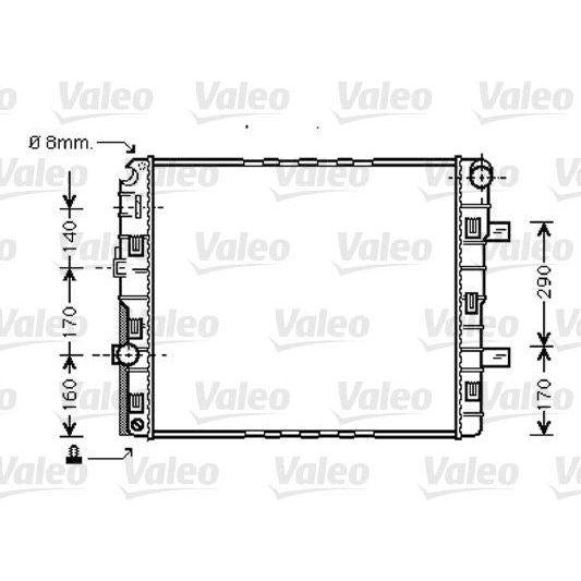 Valeo Radiator 733423 Automotive Part fits Mercedes-Benz Atego Valeo  - Dynamic Drive