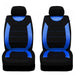 Blue Full Set Front & Rear Car Covers for Lancer Evo All Years UKB4C  - Dynamic Drive