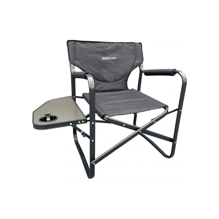 2 Outdoor Revolution Director Chair with Side Table