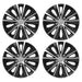 4 x Wheel Trims Hub Caps 16" Covers fits 306 307 309 407 605 UKB4C  - Dynamic Drive