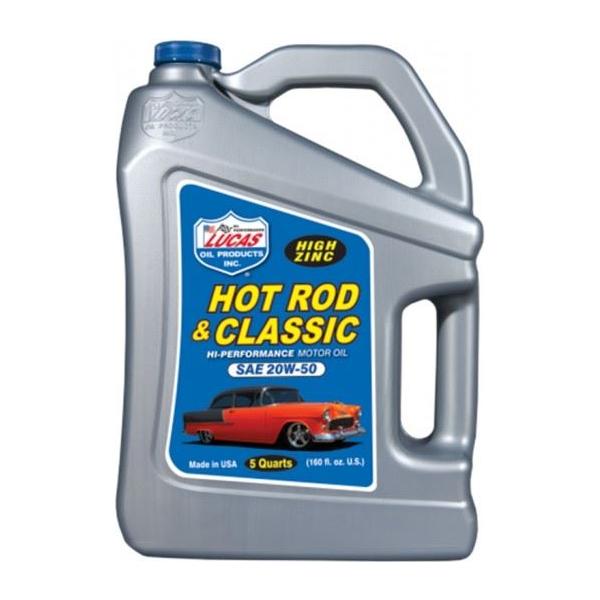 Lucas Oil SAE 20W50 Hot Rod Oil 4.54 litres