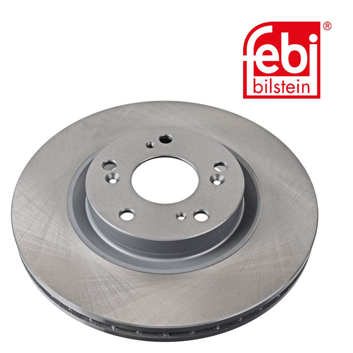 Genuine FEBI Front Brake Discs & Pads Set Vented for Honda Integra