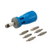 Silverline Stubby Ratchet Screwdriver Set 12-in-1 12-in-1 Silverline  - Dynamic Drive