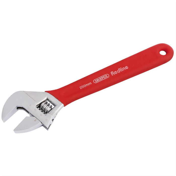 Draper Soft Grip Adjustable Wrench, 250mm, 30mm Capacity 67632 Draper  - Dynamic Drive