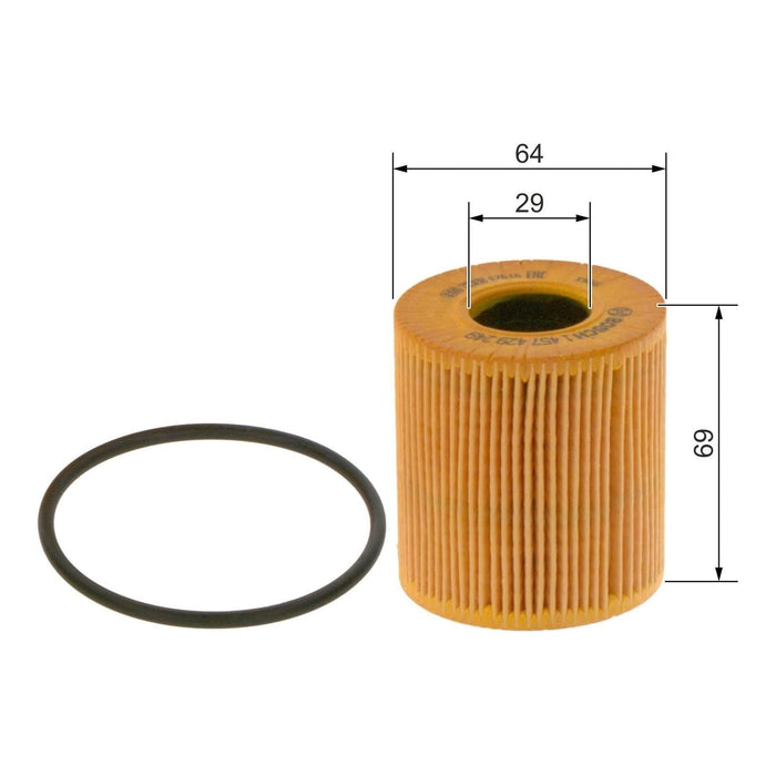 Bosch Car Oil Filter P9249 fits Land Rover Evoque Range Rover  SD4 - 2.2 - 11-19 Bosch  - Dynamic Drive