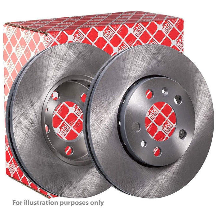 Pair of Blue Print Front Vented Brake Discs for Suzuki Swift  Suzuki SX4  55311-