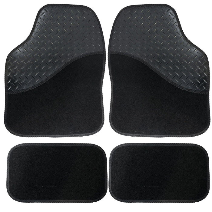 Carpet Floor Mats Set with Rubber Pad for Audi A1 A3 A5 TT UKB4C  - Dynamic Drive