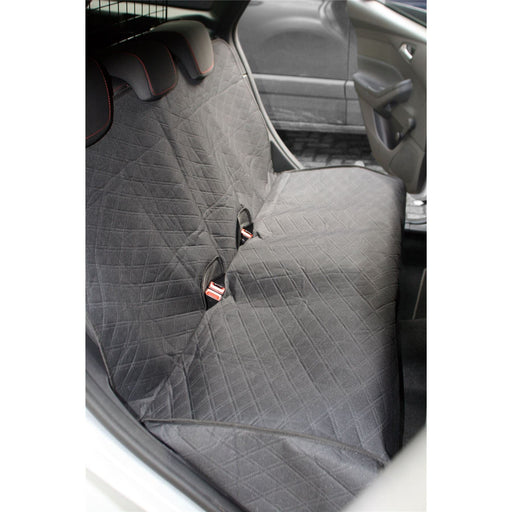 Padded Quilted Rear Car Seat Cover Dog Protector fits Skoda Fabia UKB4C  - Dynamic Drive