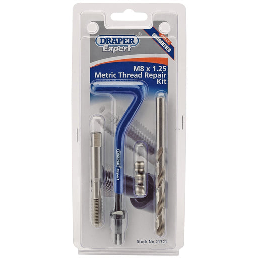 Draper Metric Thread Repair Kit, M8 x 1.25 21721 Draper  - Dynamic Drive