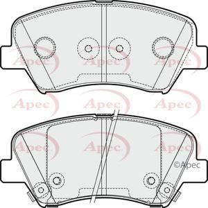 Apec Brake Pads Front Fits Hyundai I30 Veloster