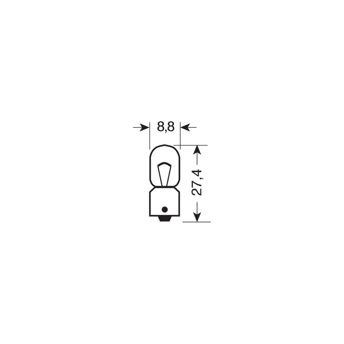 Osram 3930BLI2 lamp, 24V/4W, T4W, BA9s, in double blister Osram  - Dynamic Drive